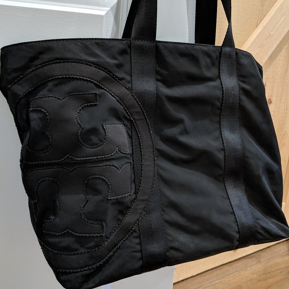 Large Torg Burch nylon tote